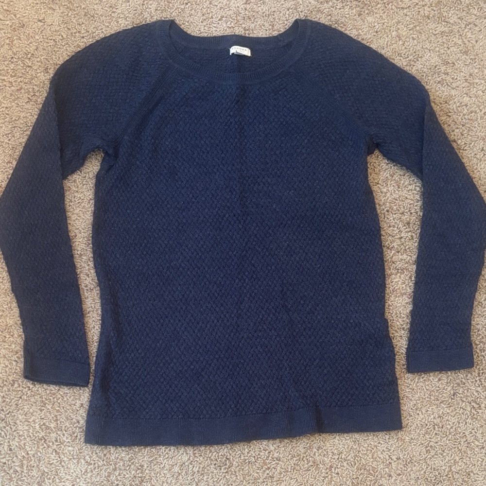 EUC Sonoma Deep Blue Knit Sweater